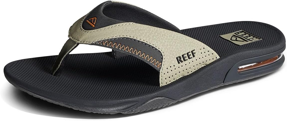 REEF Men's Fanning Bottle Opener Flip Flops for Ultimate Comfort