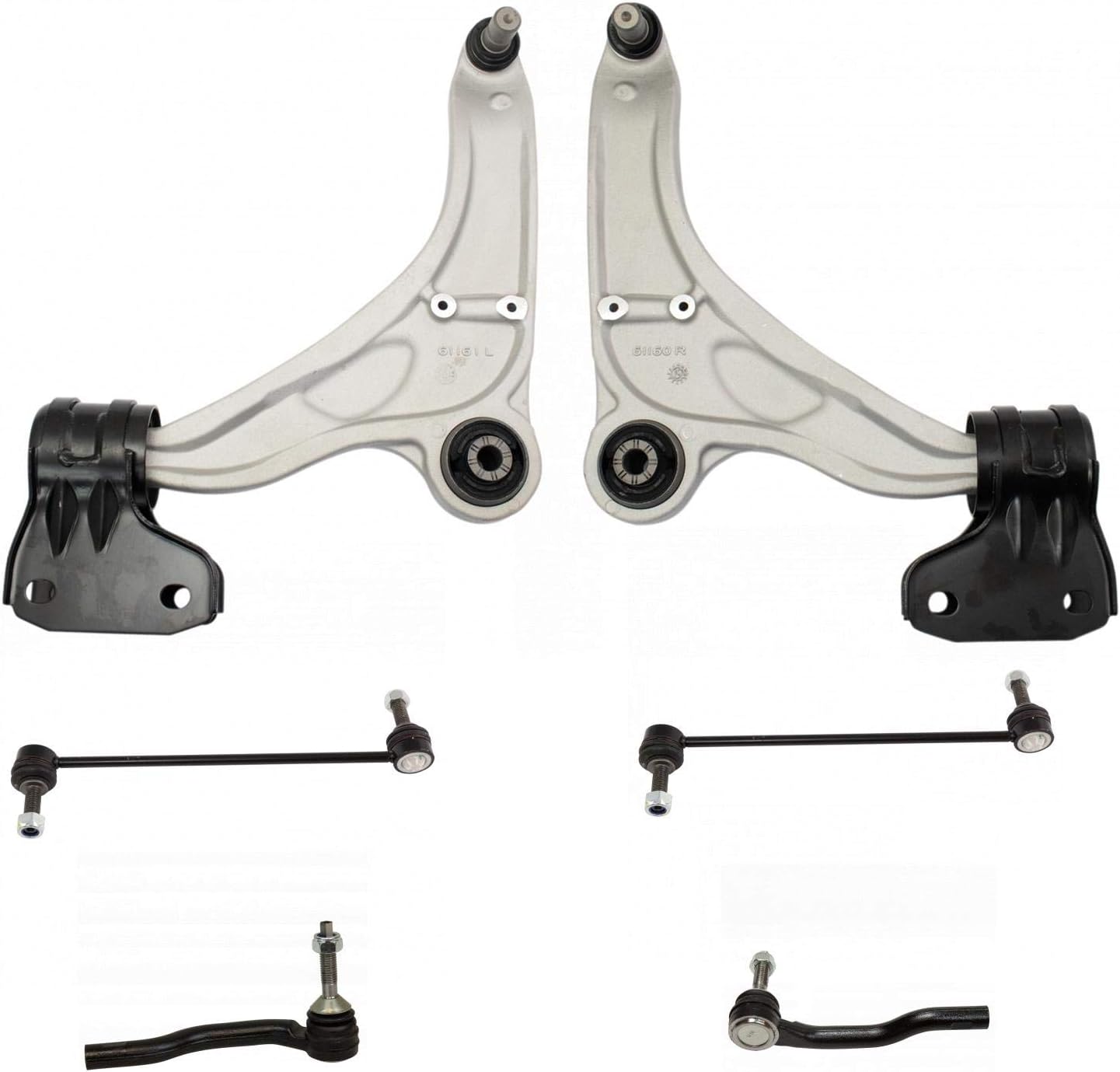 TRQ Front Steering & Suspension Kit for 2015-2023 Ford Edge