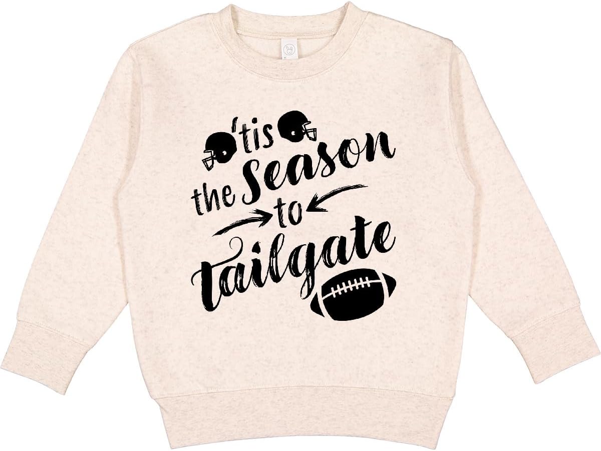 Toddler Sweatshirt: Festive Season Tailgating Fun
