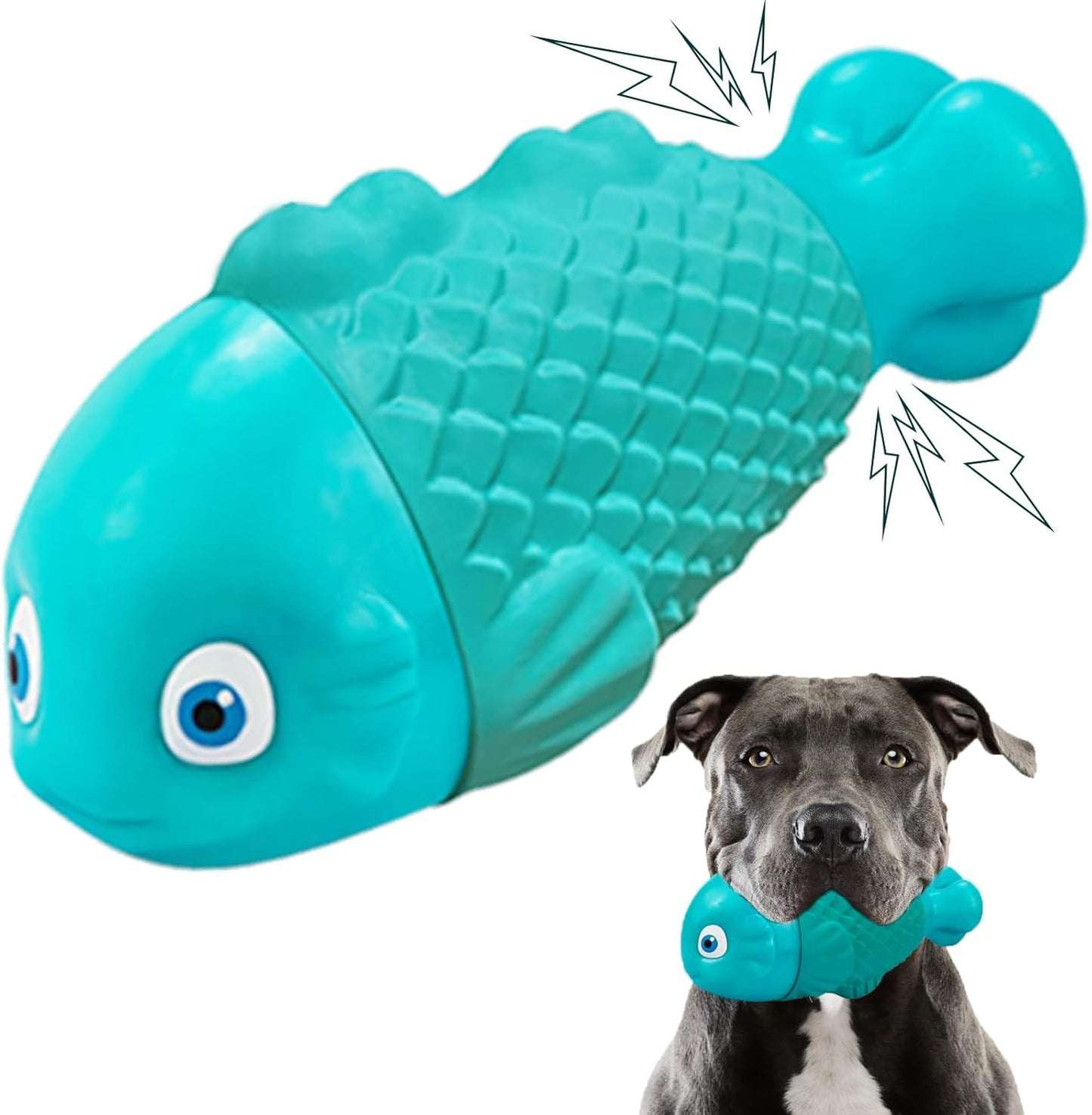 BoYoYo Indestructible Squeaky Toy for Super Chewers