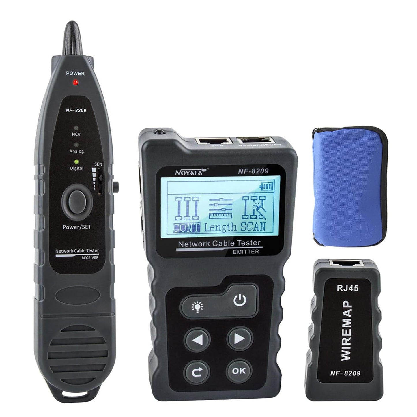 NOYAFA NF-8209 Network Cable Tester for CAT5/CAT6 Repair