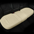 Beige Back Car Seat Covers - Leather Rear Bottom Seat Covers