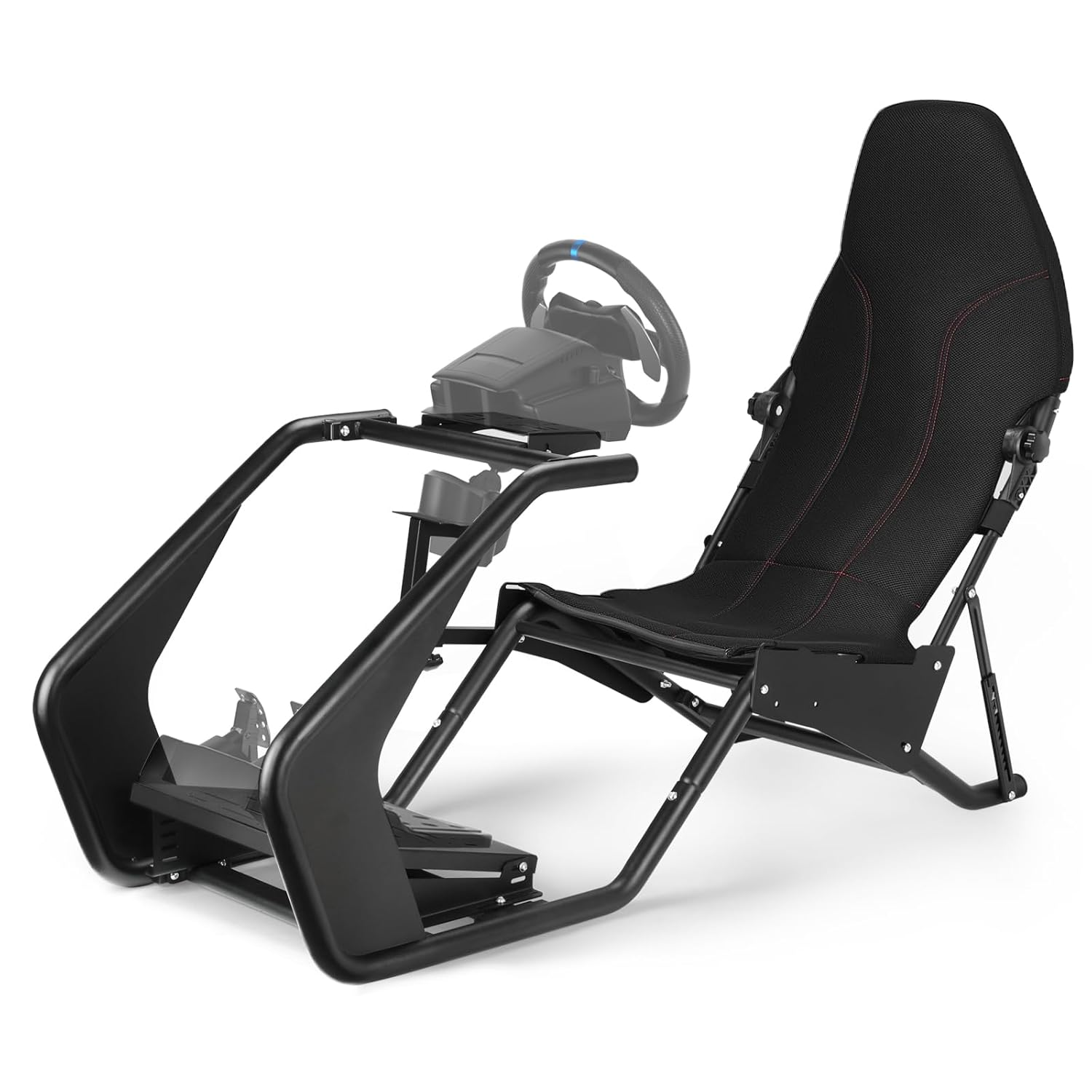 RACGTING Racing Simulator Cockpit for Logitech and Fanatec Wheels
