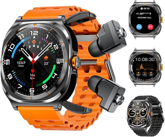 Smartwatch with Earbuds for Calls and 100+ Sports Modes