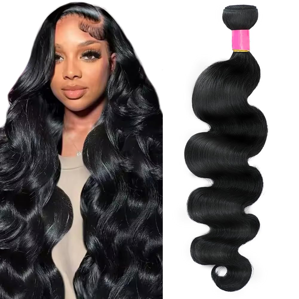 12A Body Wave Curly Bundles Human Hair with Closure 26 Inch