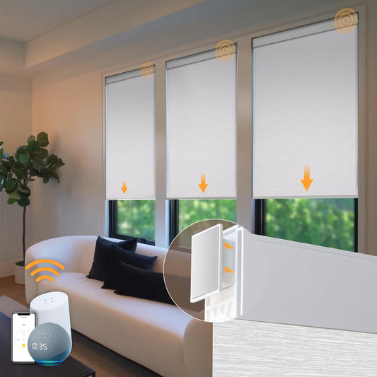 Motorized Blinds No Drill Automatic Blinds for Windows