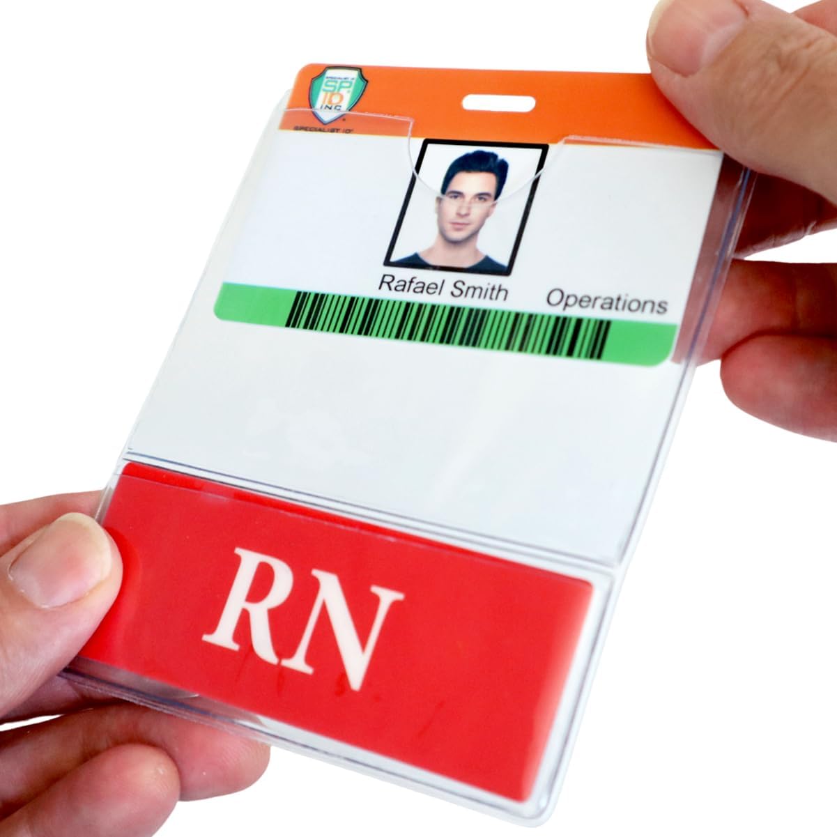 Bulk 20 Pack RN Badge Buddy & Holder Combo for Nurses