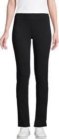 Womens Starfish Mid Rise Slim Leg Pants - Pull-On Stretch Comfort