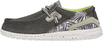 Hey Dude Men's Wally Hawk Wool Dark Grey Comfortable Loafers