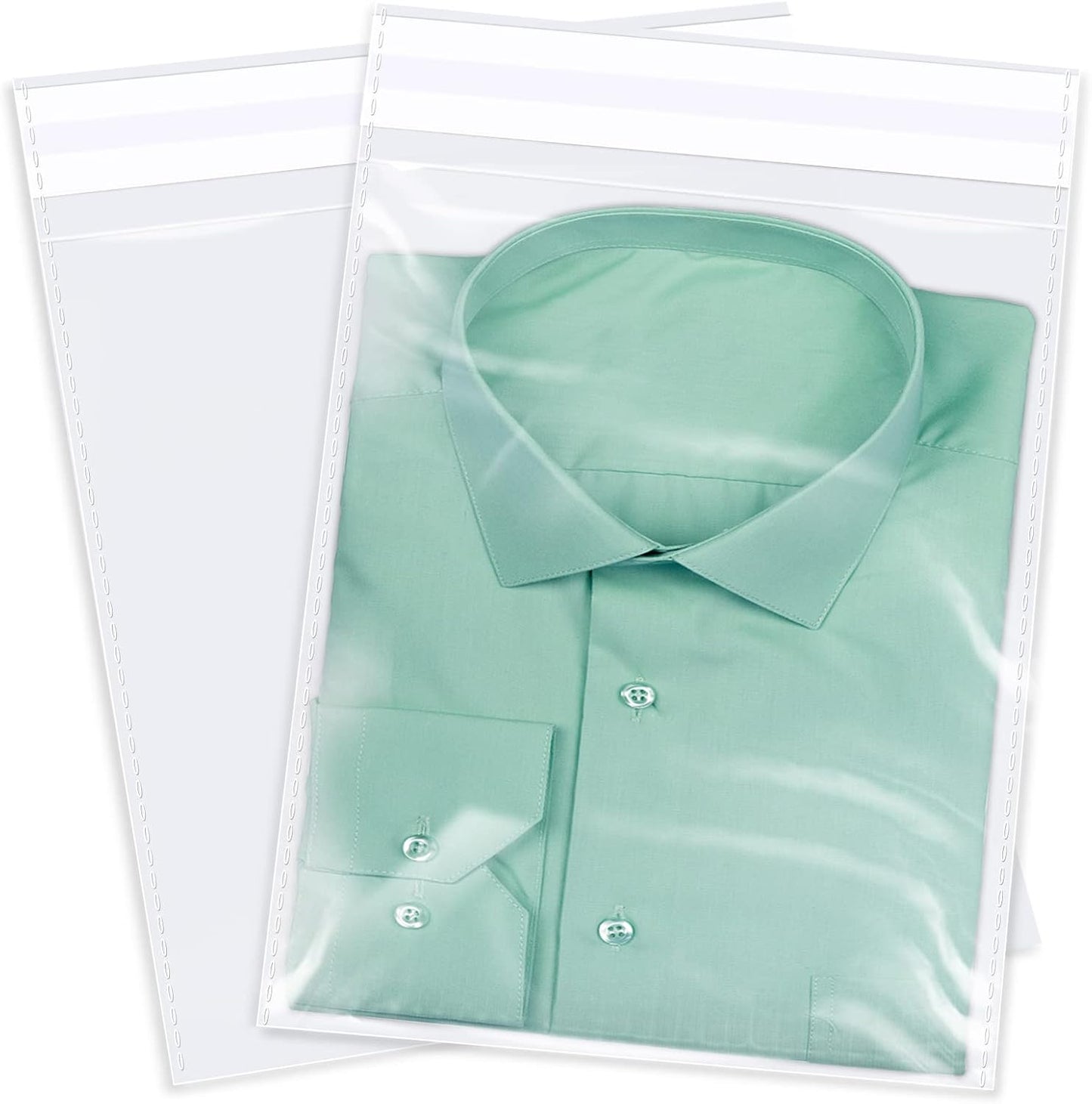 iMailer 500 Pack 12in x 15in Self Seal Clear Cellophane Bags