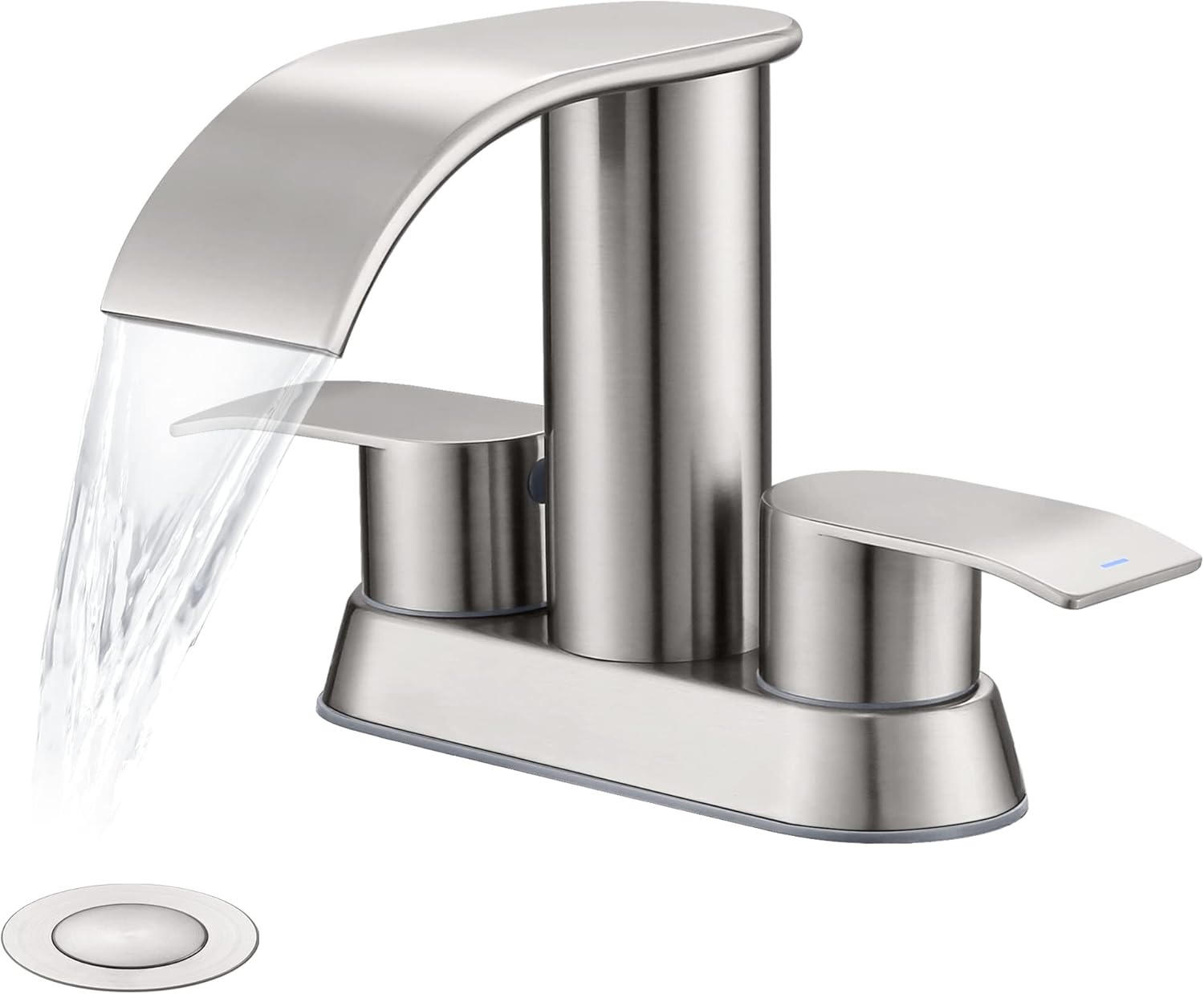 Ultimate Unicorn Waterfall Bathroom Sink Faucet in Brushed Nickel