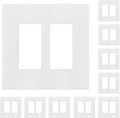 ENERLITES Screwless Decorator Wall Plates for Child Safety