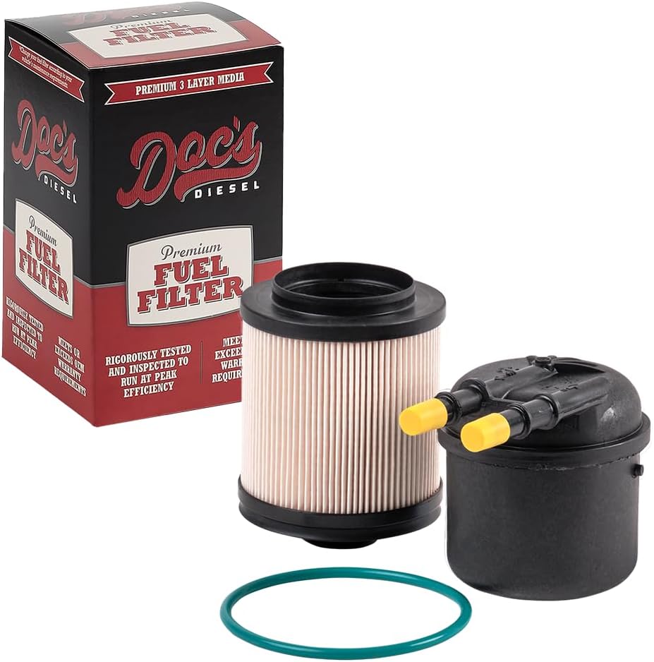 Doc's Diesel Fuel Filter DFD4615 for Ford 6.7L Powerstroke Trucks
