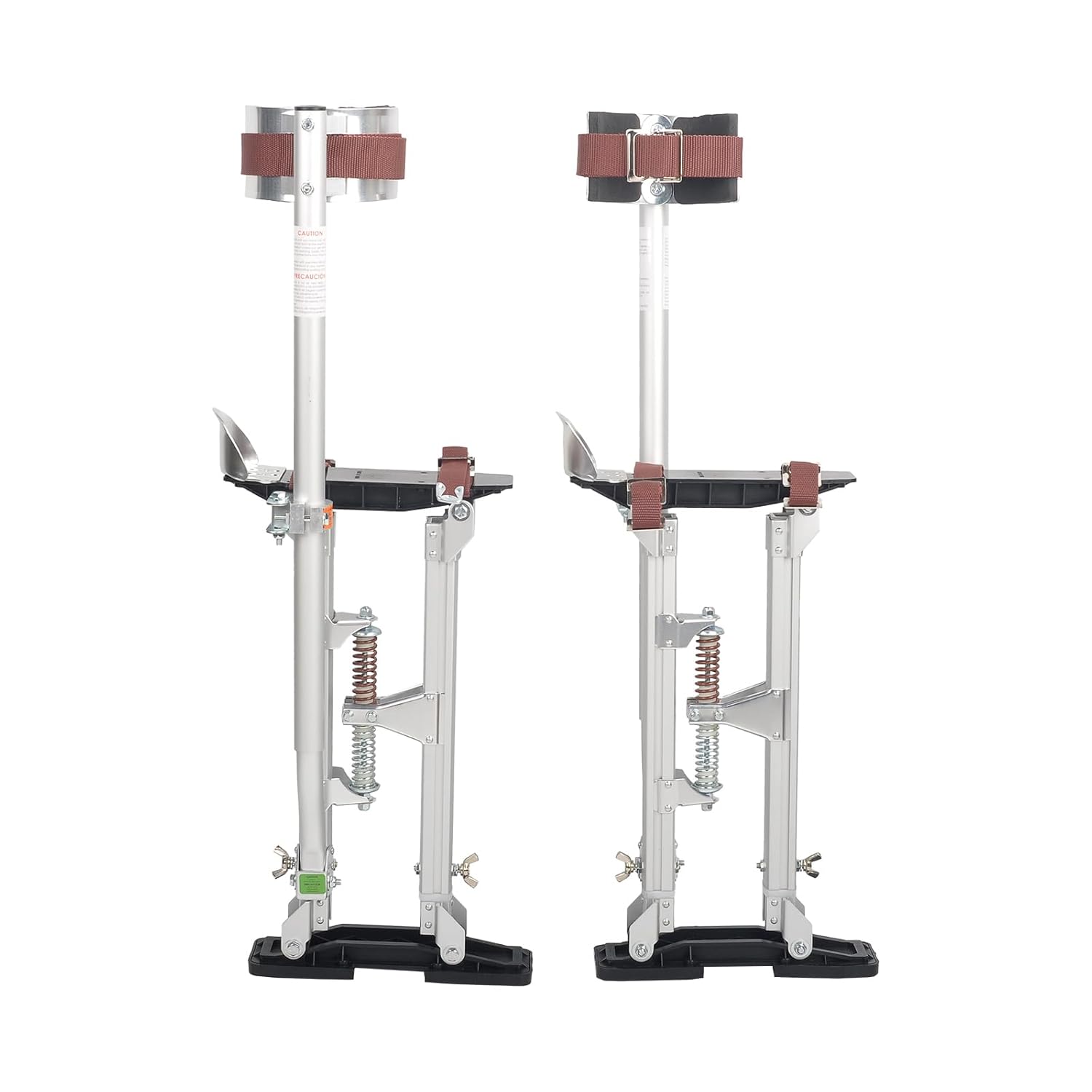 Silver Drywall Stilts for Painting and Finishing Tasks
