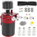 Carbon Fiber Oil Catch Can Tank Kit Universal 400ml - Baffled