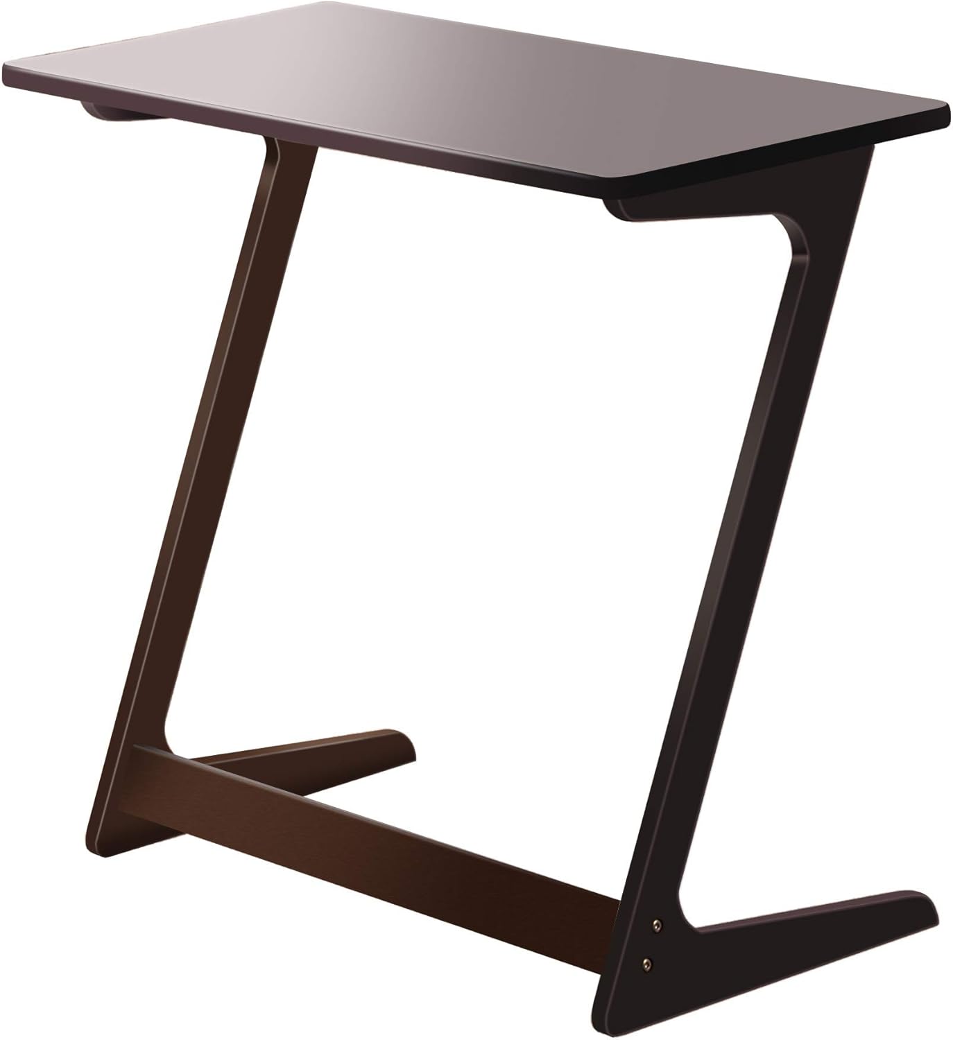 Zoopolyn Bamboo TV Tray Table - Convenient Sofa Side Table