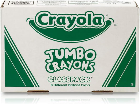 Crayola Jumbo Crayons Classpack for Preschool Art Supplies