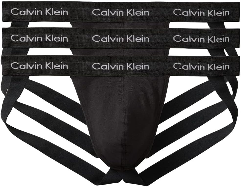 Calvin Klein Cotton Stretch 3-pack Jock Strap for Comfort