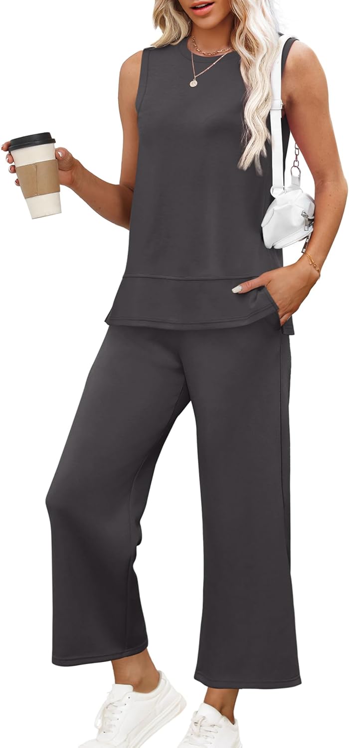 XIEERDUO Women's Summer Travel Tracksuit for Comfy Loungewear