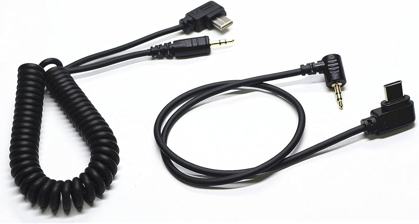 2.5mm-Type C USB Shutter Release Cable for Sony A7CII Cameras
