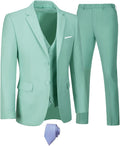 Furuyal Men's Suits 3 Piece Slim Fit Suit Set - Sharp Slim Fit Look