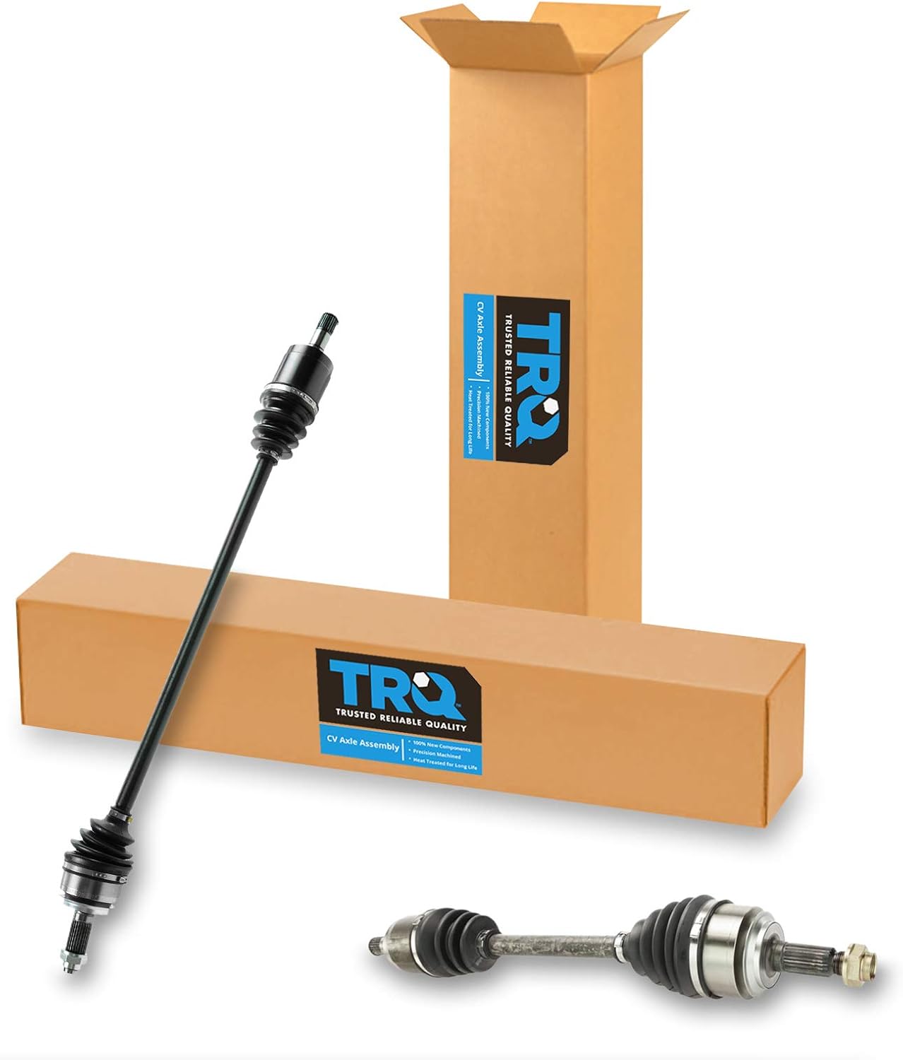 TRQ Front CV Axle Shaft Assembly Set for Honda Civic 2006-2015