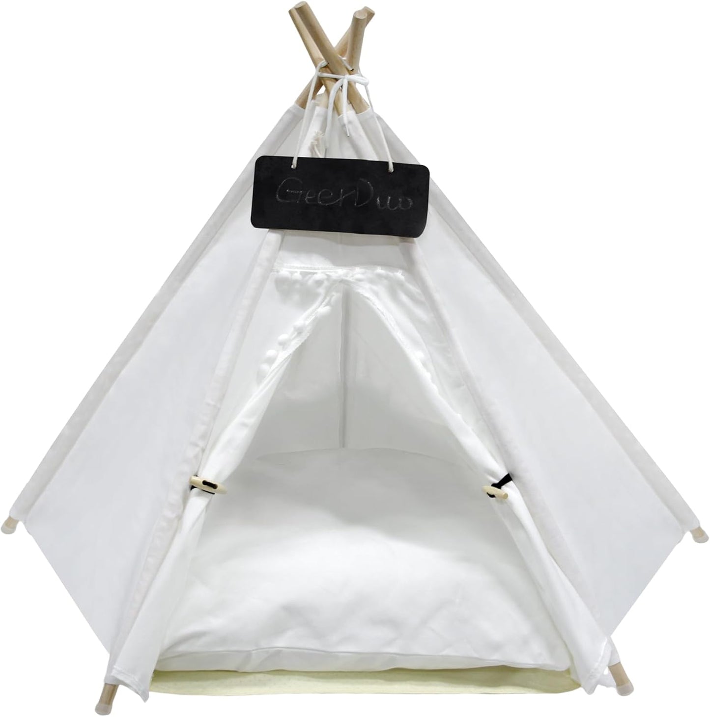 Pet Teepee Tent for Small Dogs or Cats - Cozy and Portable