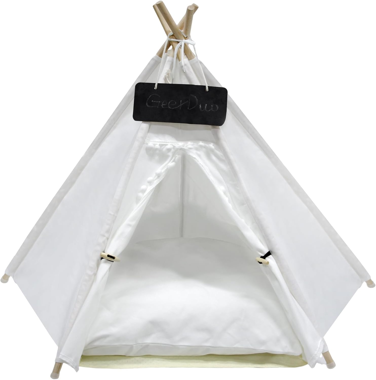 Pet Teepee Tent for Small Dogs or Cats - Cozy and Portable