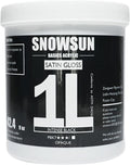 SNOWSUN Charcoal Black Acrylic Paint 2-Pack - Large Bulk 1 L Jars