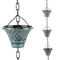 Rain Chains for Gutters Outside Downspouts Rain Catcher Diverter Metal