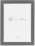 Lawrence Frames Metal Frame Polished Enamel Grey 5x7 - Sleek Tabletop