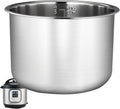 Stainless Steel 6 QT Inner Pot Compatible With Instant Pot - Durable