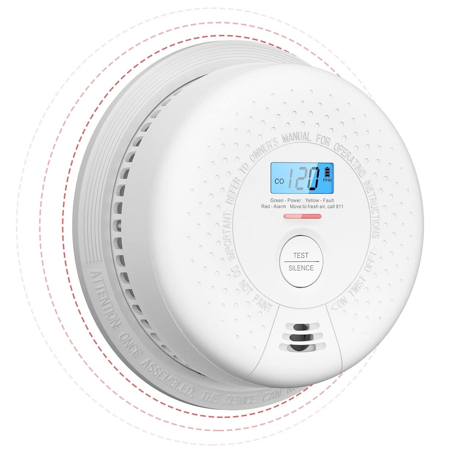 X-Sense Smoke and Carbon Monoxide Detector Combo for Safety