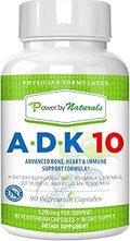 Vitamin ADK 10 Supplement - Vitamin A D3 10000 IU with K2 MK-7