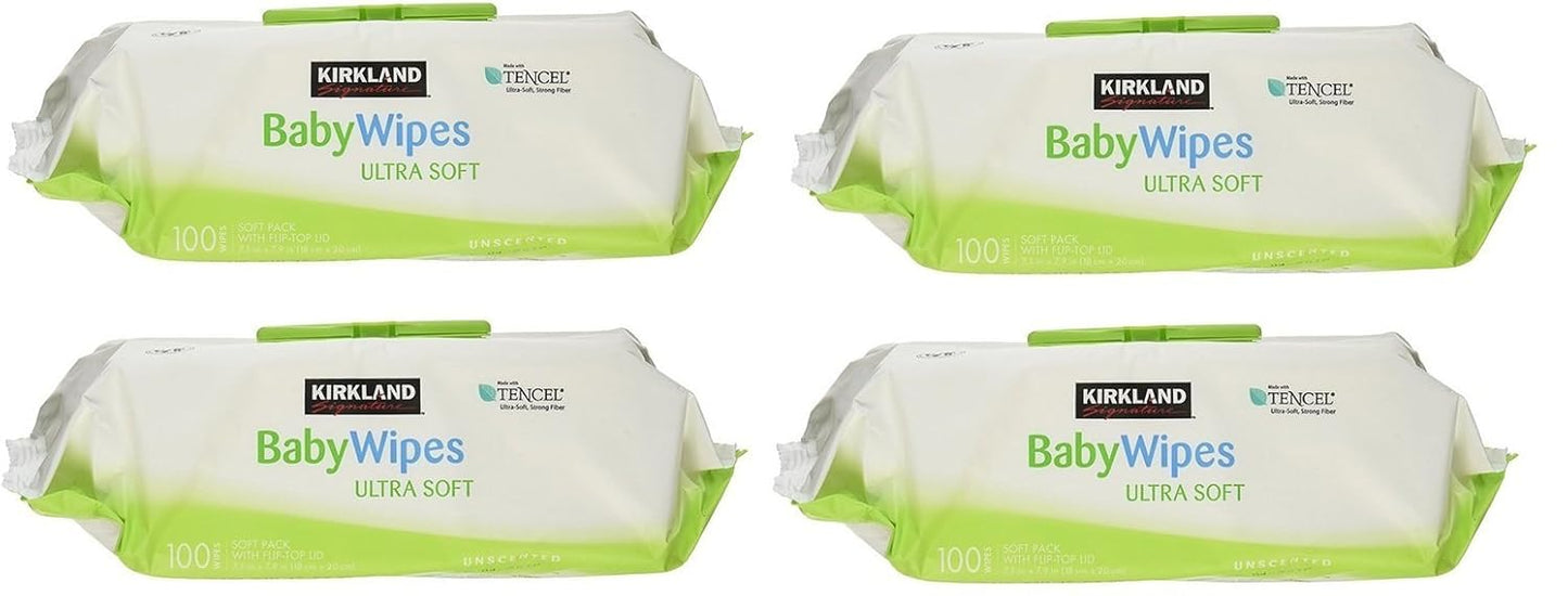 KIRKLAND Baby Wipes: Gentle 4-Pack Bundle!