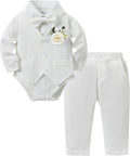 Coco&RARA Baby Boy Suit Set 0-18M - Classic Infant Gentleman Outfit