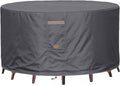 Heavy Duty Waterproof Patio Furniture Covers Round 76in Dia x28in H