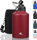 1 Gallon Jug with Handle 128 oz Insulated Water Bottle - Long Ice
