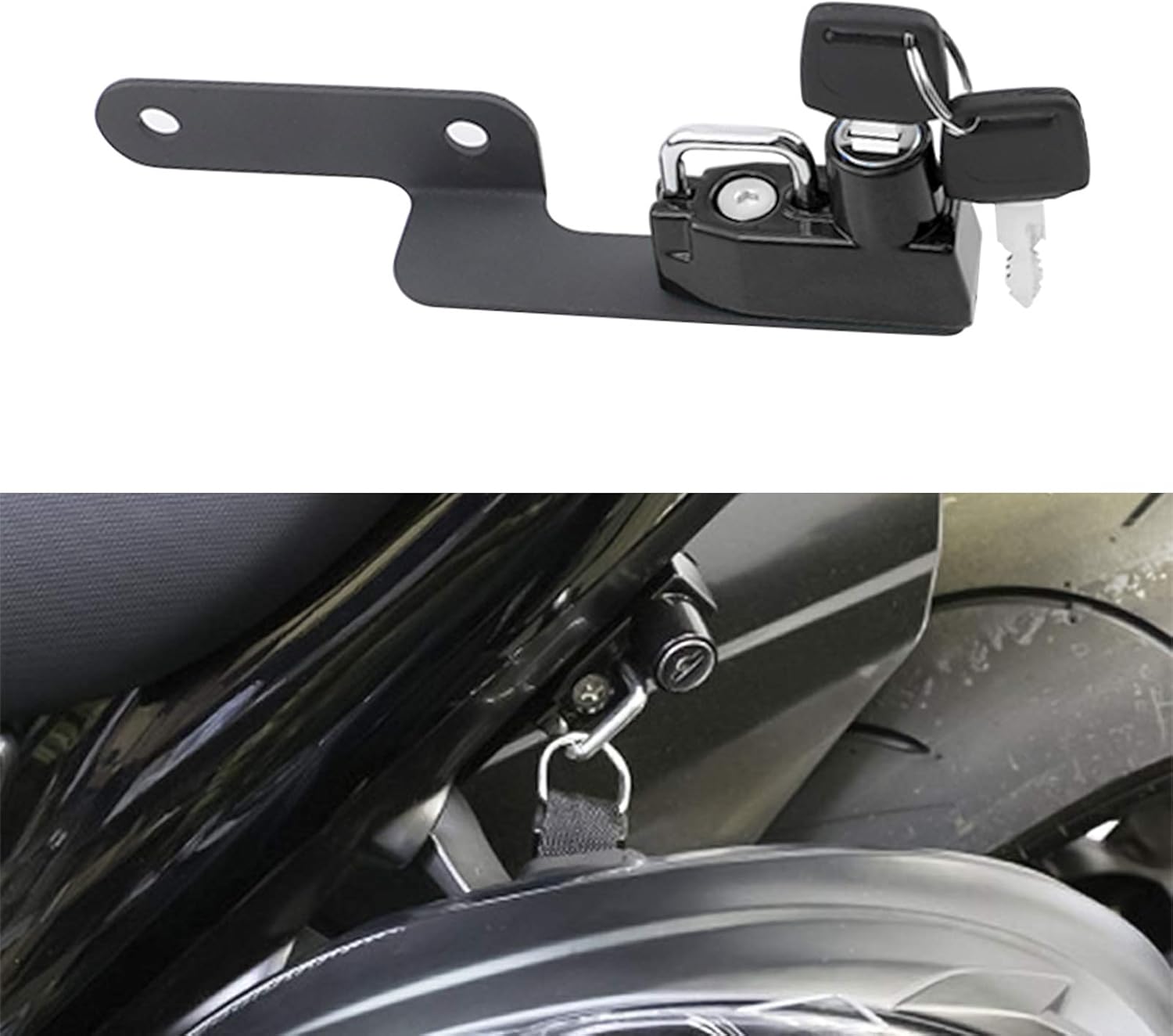 Secure Your Ride: GUAIMI Helmet Lock for Suzuki GSX-S1000 -Black