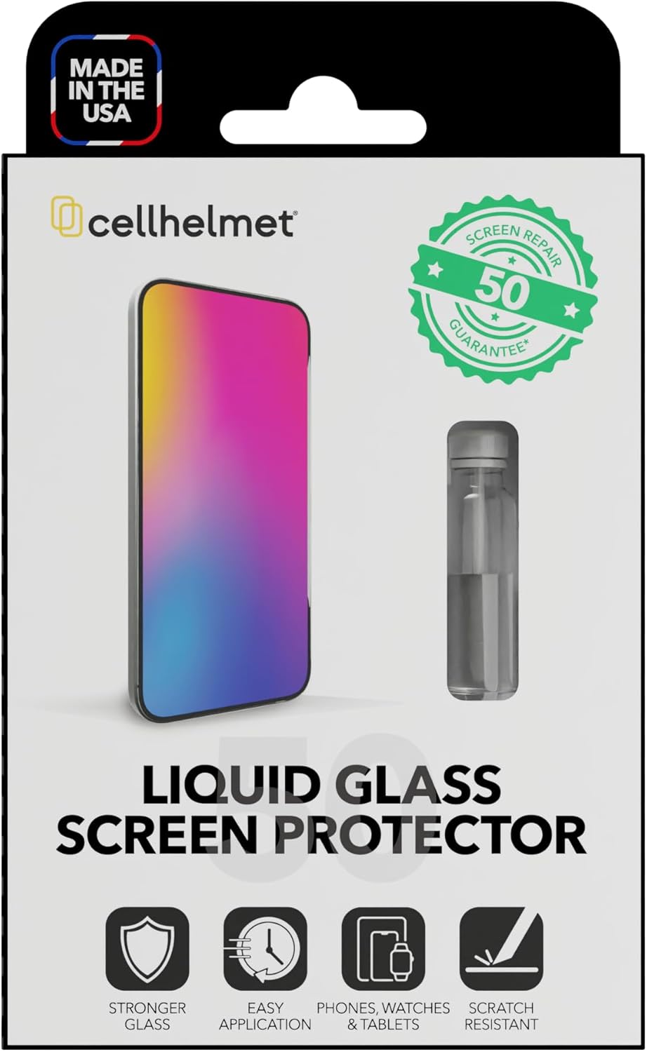 cellhelmet Liquid Glass Wipe On Extreme Protection for Screens