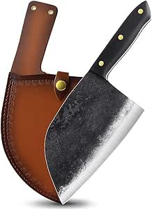 Forging Serbian Chef Knife for Meat and Vegetable Cutting