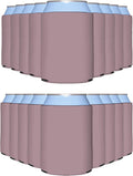 Dusty Rose Can Cooler Sleeves 100 Pack - Insulated Foam Koozies