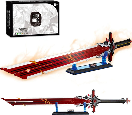 Wolf Gravestone Sword Building Set for Cosplay and Collecting