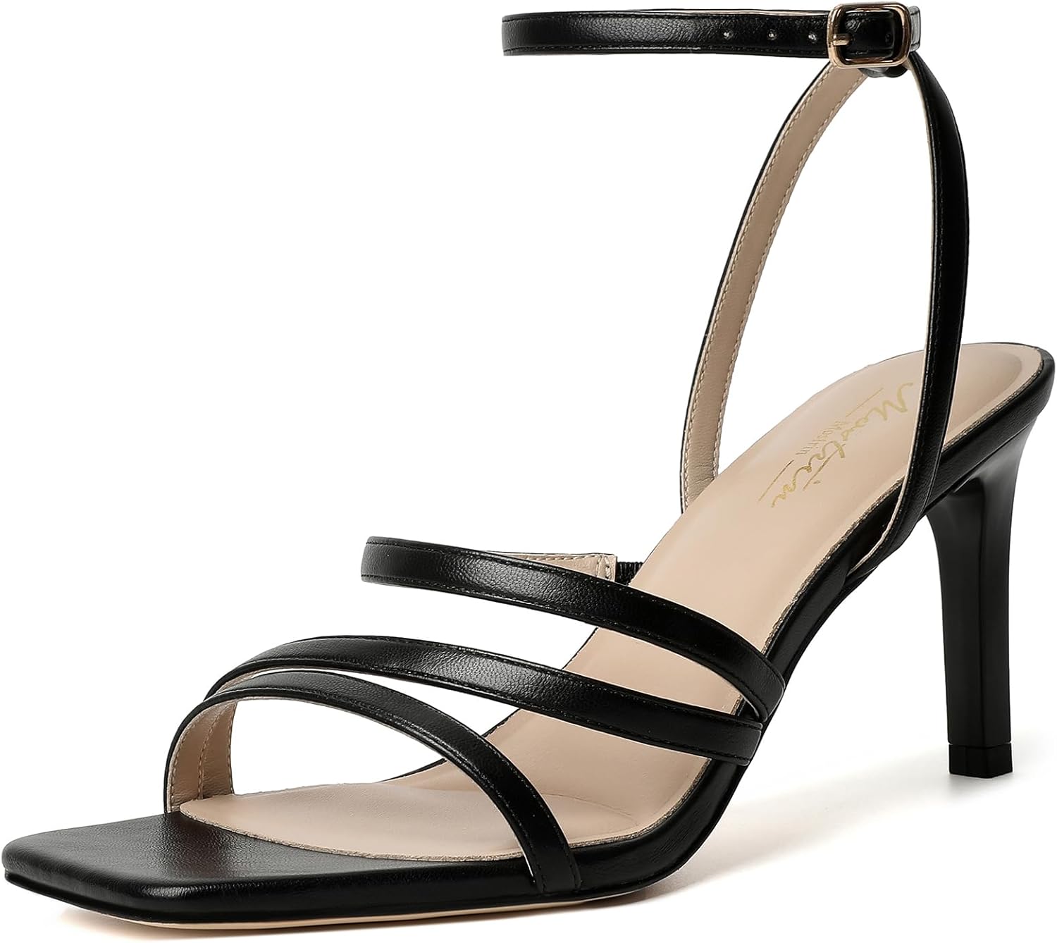 Mostrin Womens Sandals Strappy Heels for Elegant Occasions