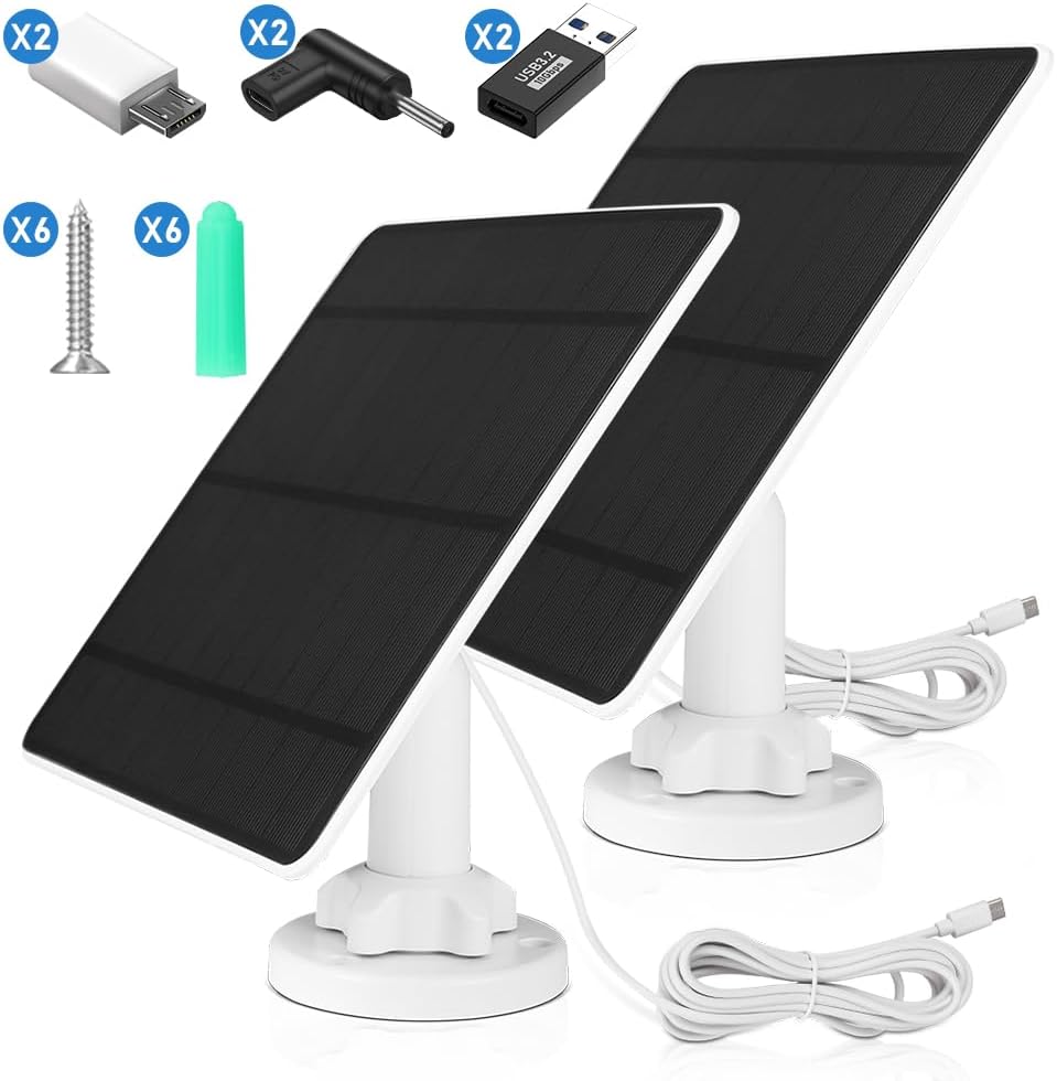 Ultimate Solar Power Duo for Security Cameras