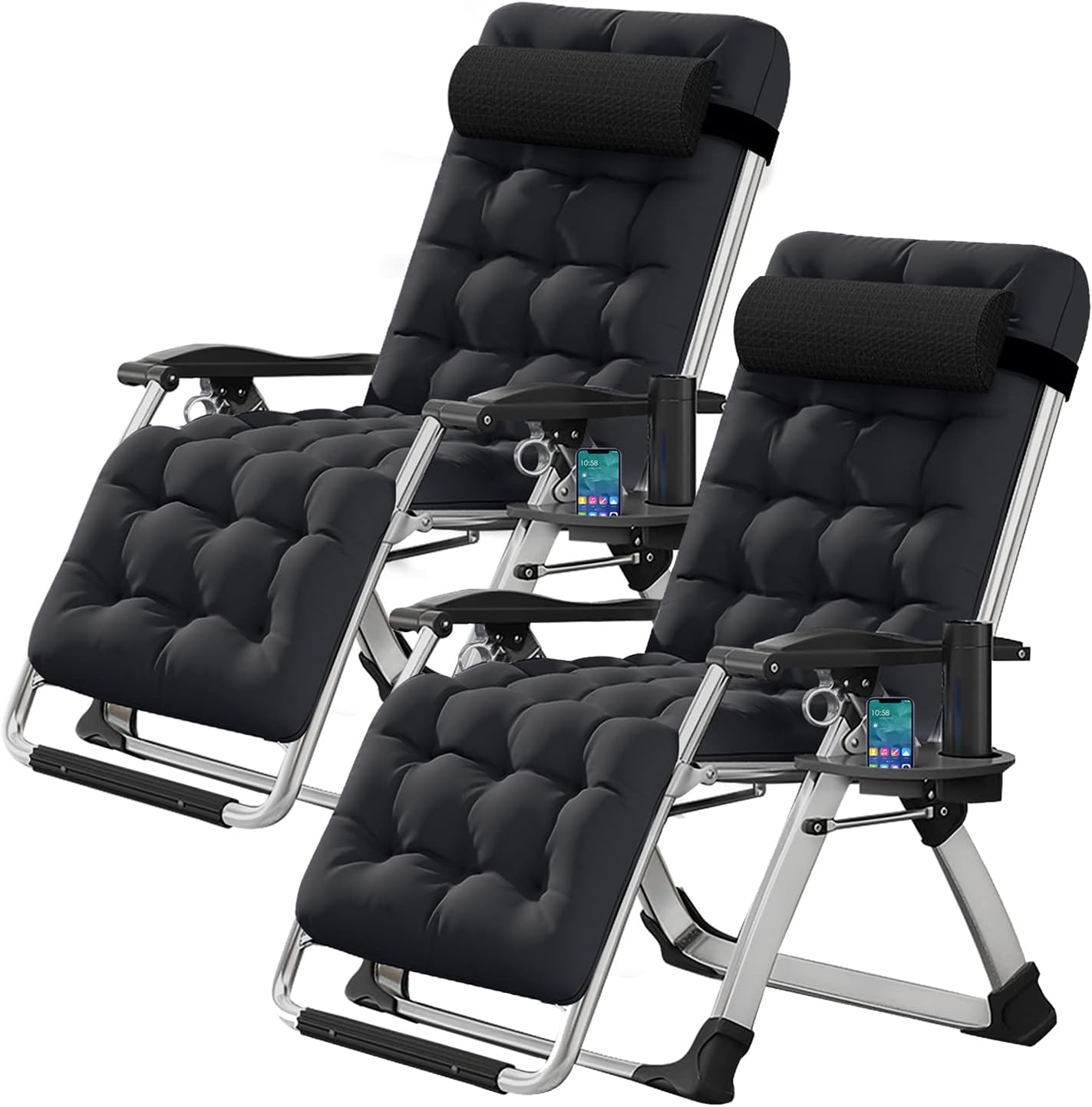 Zero Gravity Chair with Detachable Cushion for Ultimate Comfort