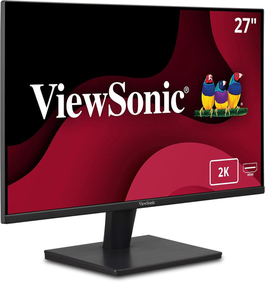 ViewSonic 27 1440p Monitor: Ultra-Thin Bezels, Adaptive Sync