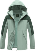 Women Waterproof Rain Jacket - Lightweight Packable Windbreaker