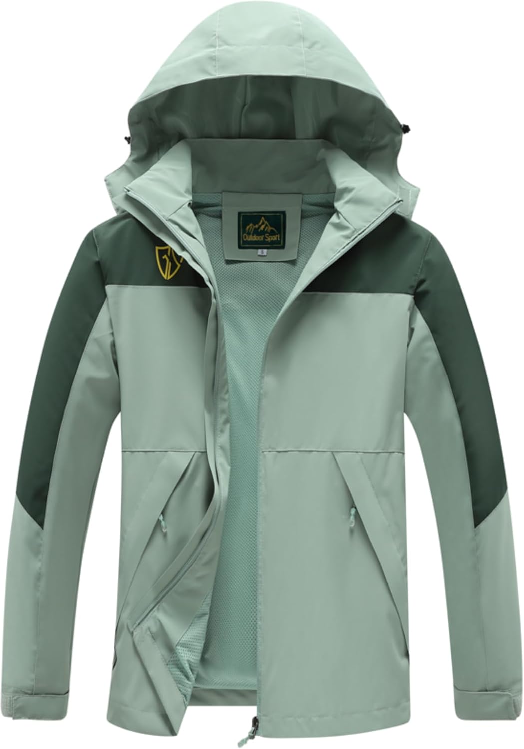 GIISAM Women's Waterproof Lightweight Rain Jacket with Hood