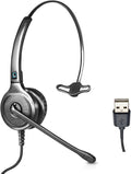 Leitner LH250 USB Headset for Call Centers - Comfortable All-Day Wear